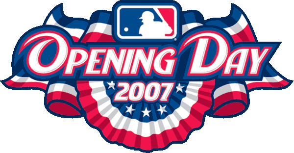 MLB Opening Day 2007 Primary Logo t shirts iron on transfers
